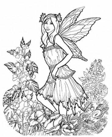 Beautiful Spring Coloring Pages For Adults - Coloring Pages For ...