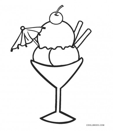 Ice Cream Coloring Pages Free Printable For Kids Cool2bkids Of –  Dialogueeurope