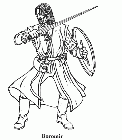 Drawing Lord of the Rings #69998 (Movies) – Printable coloring pages