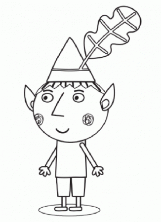 Little kingdom Ben and Holly's coloring pages to download and print for free