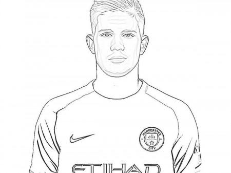Kevin De Bruyne coloring pages - Free Printable