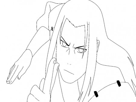 hashirama from naruto Coloring Page - Anime Coloring Pages