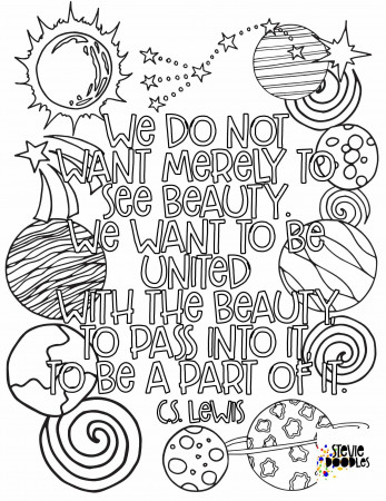 19 Free C.S. Lewis Coloring Pages — Stevie Doodles