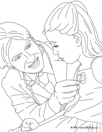 DOCTOR coloring pages - Surgeon