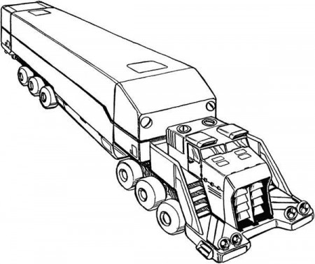 Big Truck Coloring Pages - Coloring Pages
