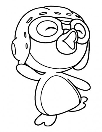 Pororo the Little Penguin 55 Coloring Page.
