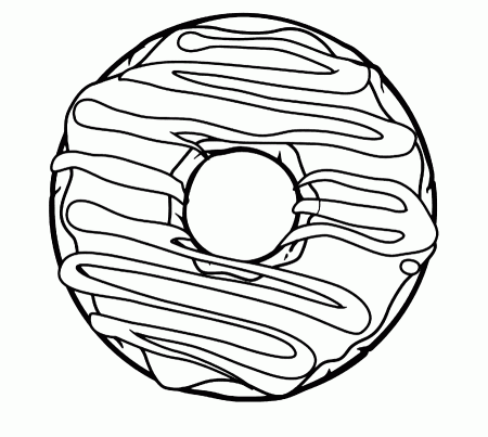 Donut Coloring Pages – coloring.rocks!
