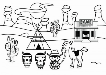 wild wild west coloring pages - Printable Coloring Pages