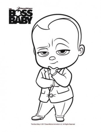 Top 10 The Boss Baby Coloring Pages - Paperblog