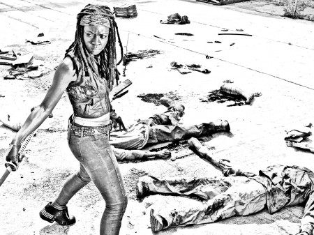 The Walking Dead - Coloring Pages - Michonne - The Walking ...
