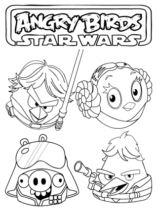 Free Printable Angry Birds Star Wars Coloring Pages - High Quality ...