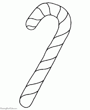 Candy Cane Coloring Pages