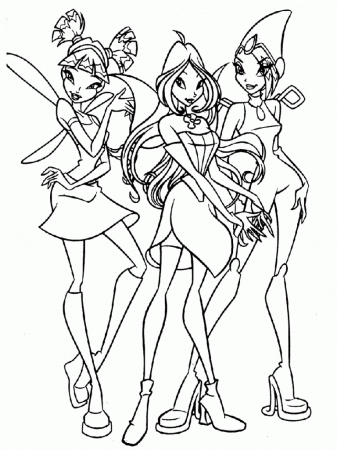 8 Pics of Winx Coloring Pages To Print For Girls - Winx Club ...