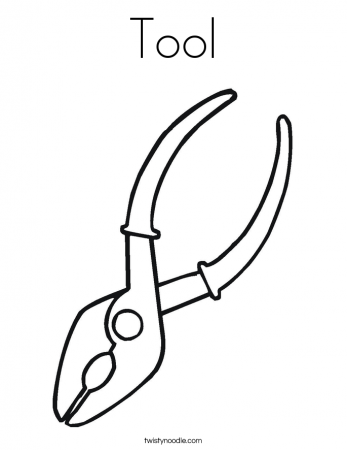 Tool Coloring Pages - Twisty Noodle