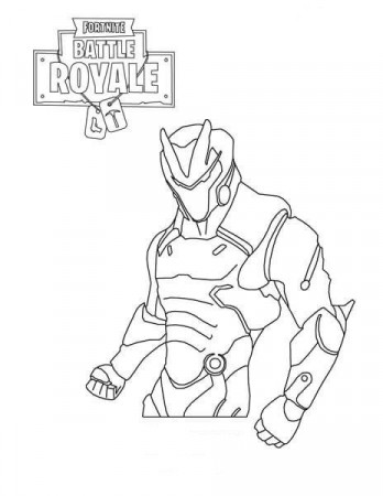 Omega Fortnite Coloring Page - Free Printable Coloring Pages for Kids