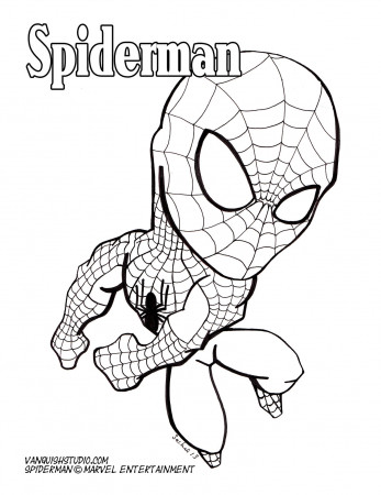 Spiderman Coloring page | Vanquish Studio