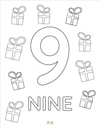 1-10 Printable Numbers Coloring Pages - YES! we made this | Kindergarten coloring  pages, Printable numbers, Kids learning numbers