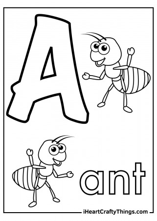 Letter A Coloring Pages (Updated 2022)