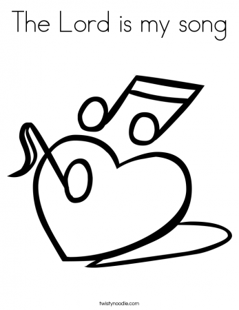god is my song coloring page - Google Search | Music coloring, Heart coloring  pages, Coloring pages