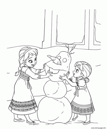 Print sisters frozen 7ac1 Coloring pages