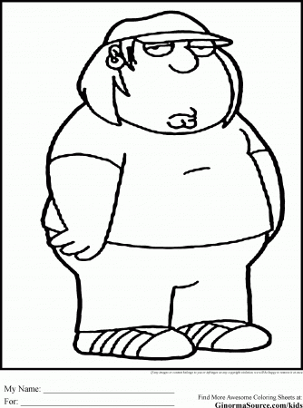 Related Family Guy Coloring Pages item-10356, Family Guy Coloring ...