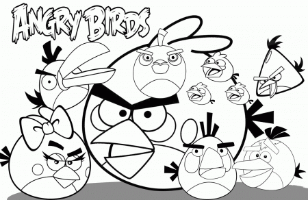 Level Free Printable Angry Bird Coloring Pages For Kids - Widetheme