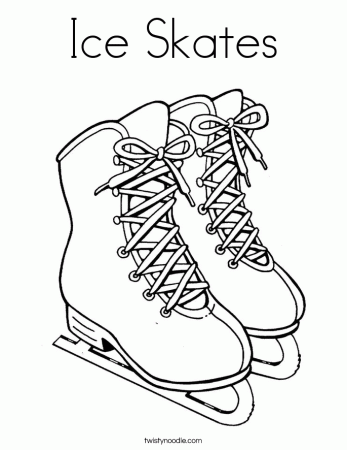 Winter Sports Coloring Pages - Twisty Noodle