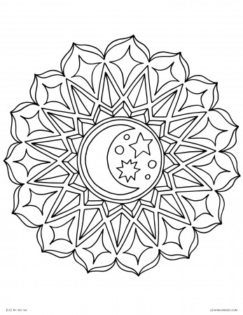 Coloring Pages : Coloring Staggering Free Printable Mandala Heart ...