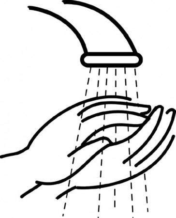 Hand Washing Coloring Pages. hand washing coloring pages best ...