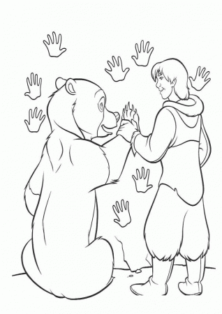 Coloring Page - Brother bear coloring pages 13