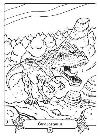 NEW RELEASE! Dino World - A Dinosaur Coloring Book