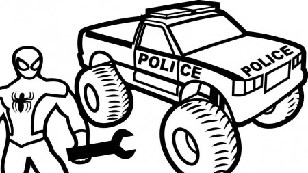 Monster Truck coloring pages. Printable For Kids | WONDER DAY — Coloring  pages for children and adults