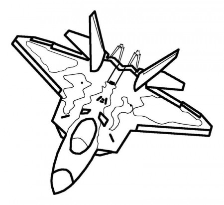 Jet (Fighter Jet) Coloring Pages - Free Printable Coloring Pages for Kids