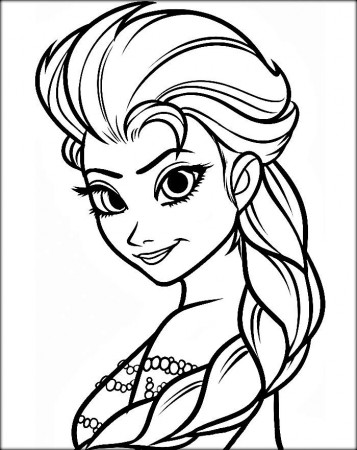 Frozen Coloring Pages For Toddlers | Coloring Page
