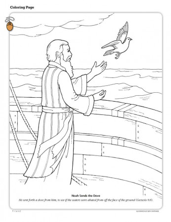 Bible coloring pages, Dieren and Noah ark