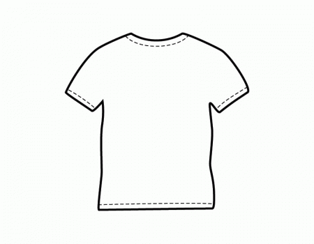 T-Shirt Coloring Page