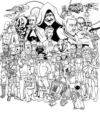 Drawing Star Wars #70709 (Movies) – Printable coloring pages