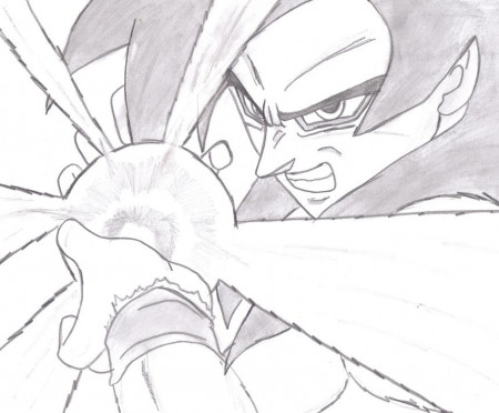 Goku Super Saiyan Coloring Pages - Colorine.net | #13782
