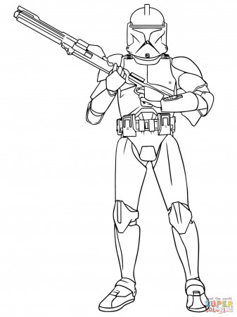 Boba Fett coloring page | Free Printable Coloring Pages