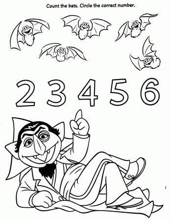 Best Photos of Sesame Street Number Coloring Pages - Sesame Street ...