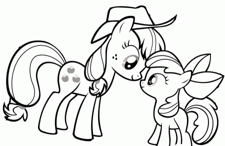 Rehearsal My Little Pony Coloring Page Apple Bloom My Little Pony ...