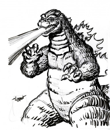 godzilla coloring pages - Free Large Images | Godzilla tattoo, Godzilla  birthday, Coloring pages