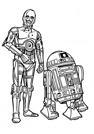 Lego Star Wars Coloring Pages R2D2 - Part 2