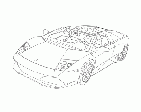 Lamborghini Coloring Pages Coloring Pages Of Cars | Coloring pages,  Lamborghini, Lamborghini aventador