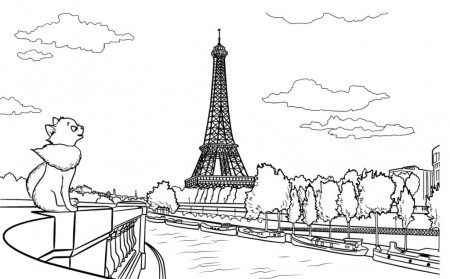 Paris Coloring Pages | 110 Printable Coloring Pages