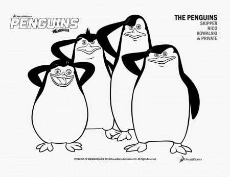 Waiting Coloring Page: Penguins of Madagascar Printable Coloring ...