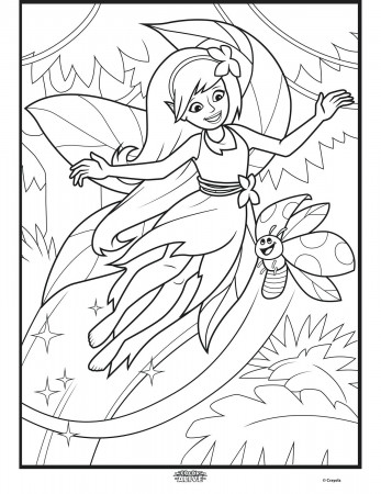 Top 47 Dandy Color Alive Enchanted Forest Fairy Coloring Page ...