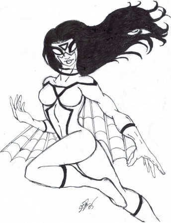 amazing Spider-Woman Superhero Printable coloring pages for ...