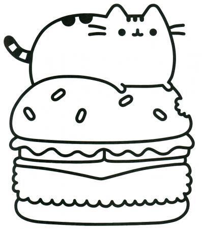 Pusheen Cat Coloring Pages | Cat coloring book, Pusheen coloring pages,  Cartoon coloring pages