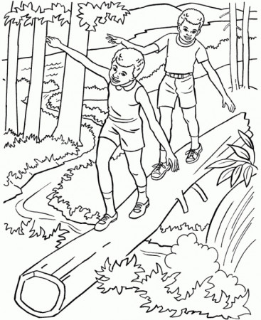 Nature Coloring Pages For Adults To Print